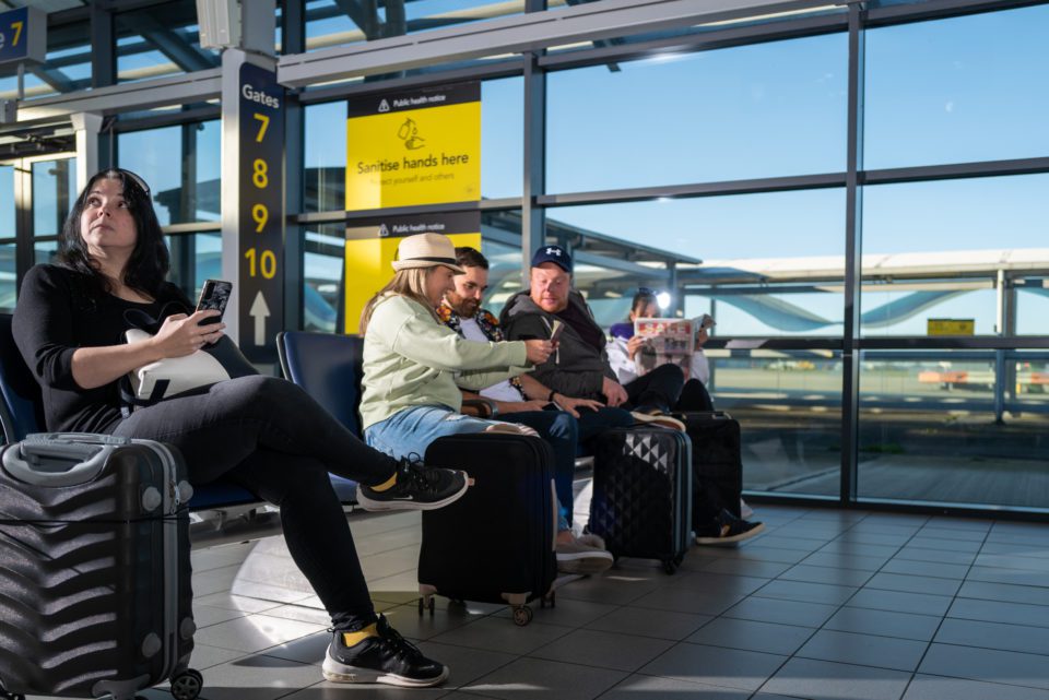 Departures lounge at London Southend Airport