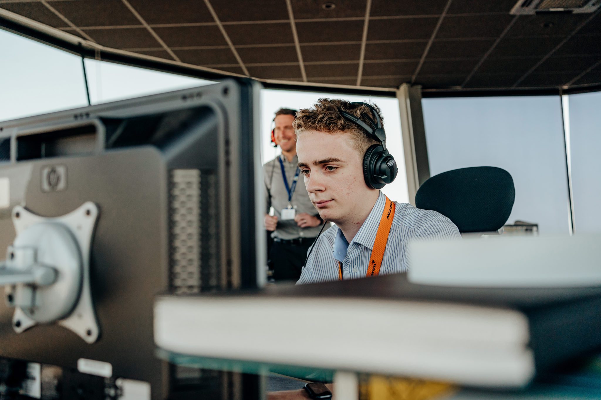 Working at London Southend Airport, in the ATC.