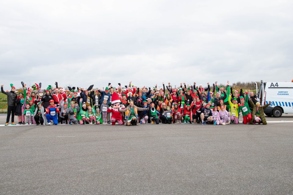 London Southend Airport has confirmed its final total raised from the mental health charity run, Mental Elf, which took place in December.