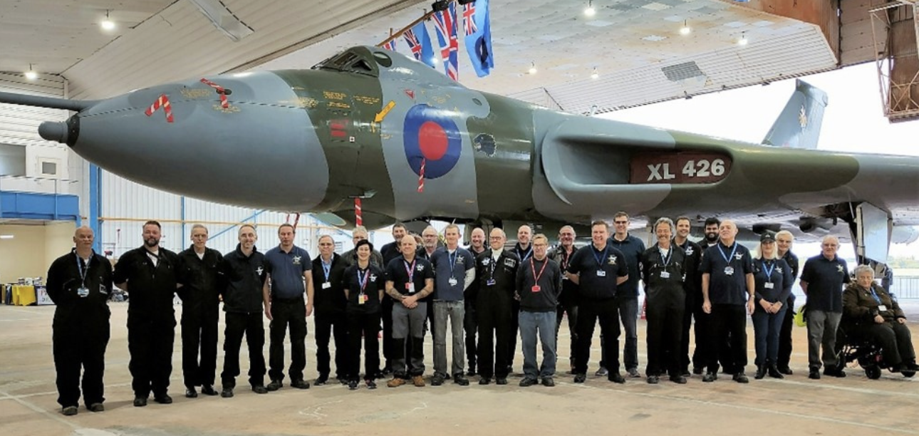 Avro Vulcan XL426 and the Vulcan Restoration Trust team