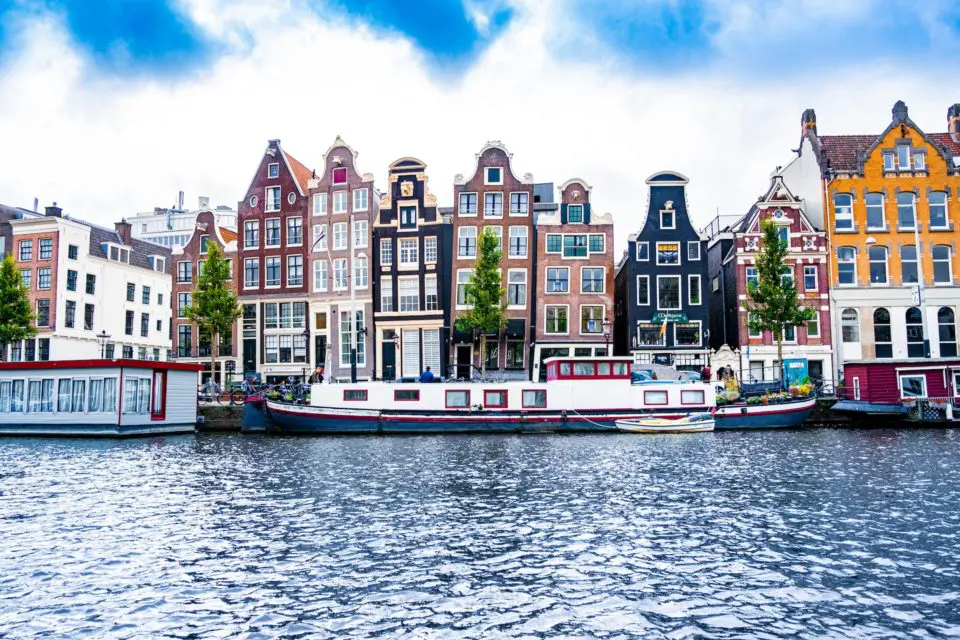 Row of houses in Amsterdam