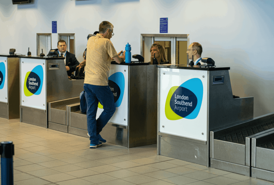 Help with check-in at London Southend Airport