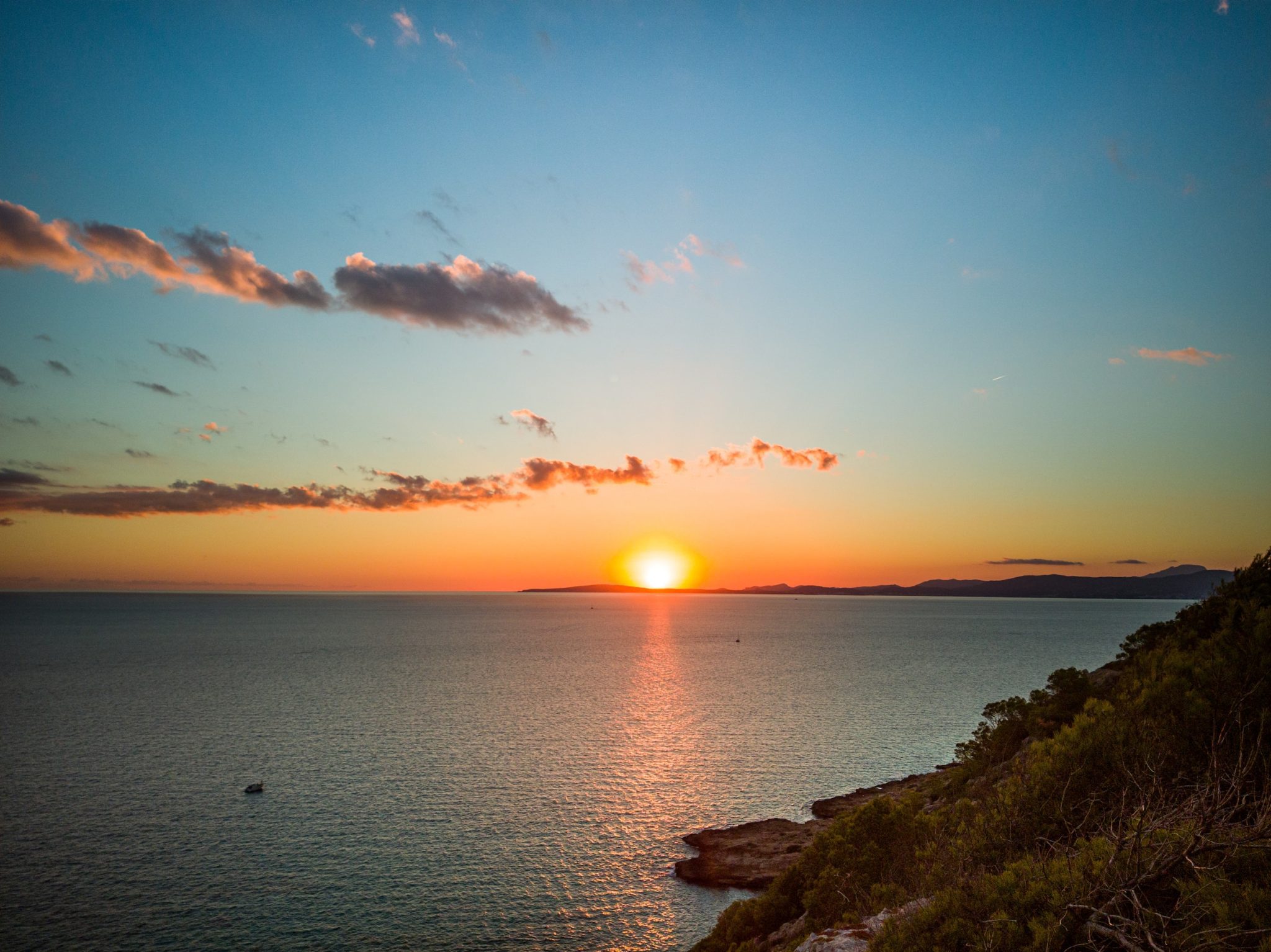Sunset from Maioris coast, Llucmajor, Mallorca