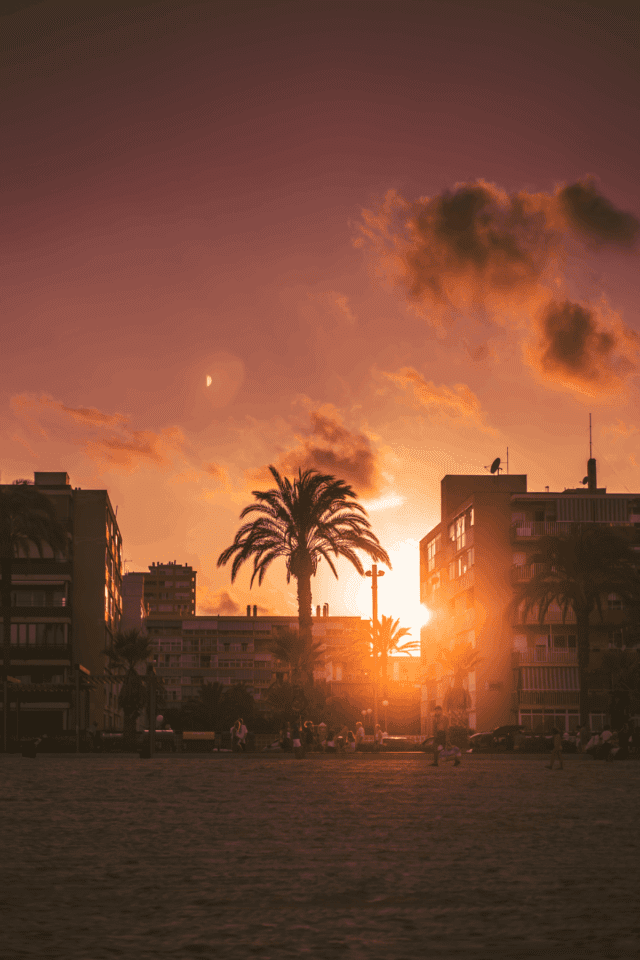 Sunset in Alicante, Spain