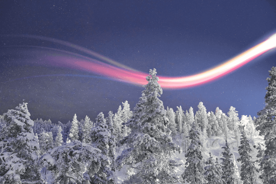 Magic of winter in Lapland