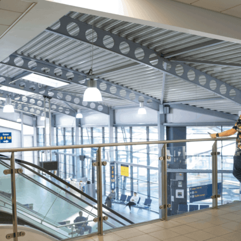Interior of London Southend Airport