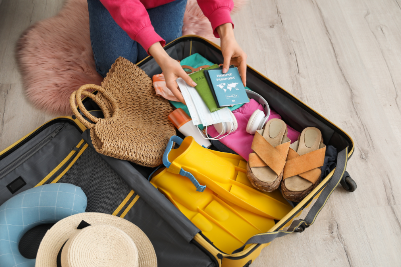 Packing a suitcase