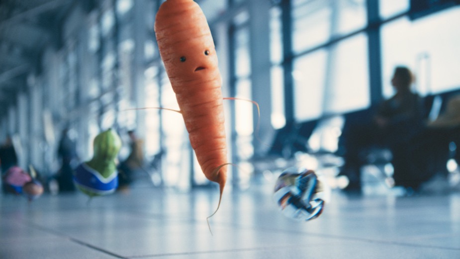 Kevin the Carrot advert for Aldi filmed at London Southend Airport