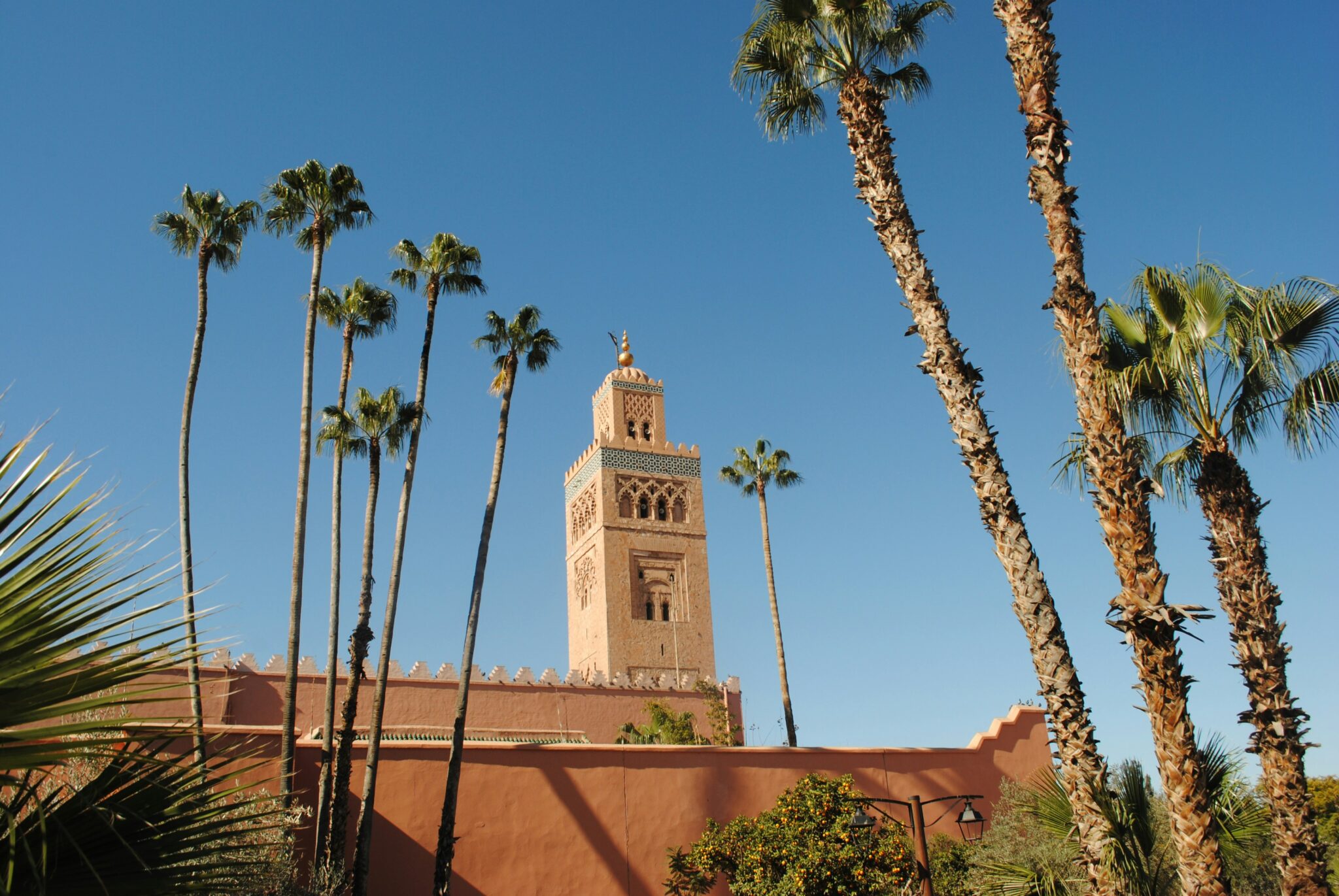 Beige concrete building marrakech