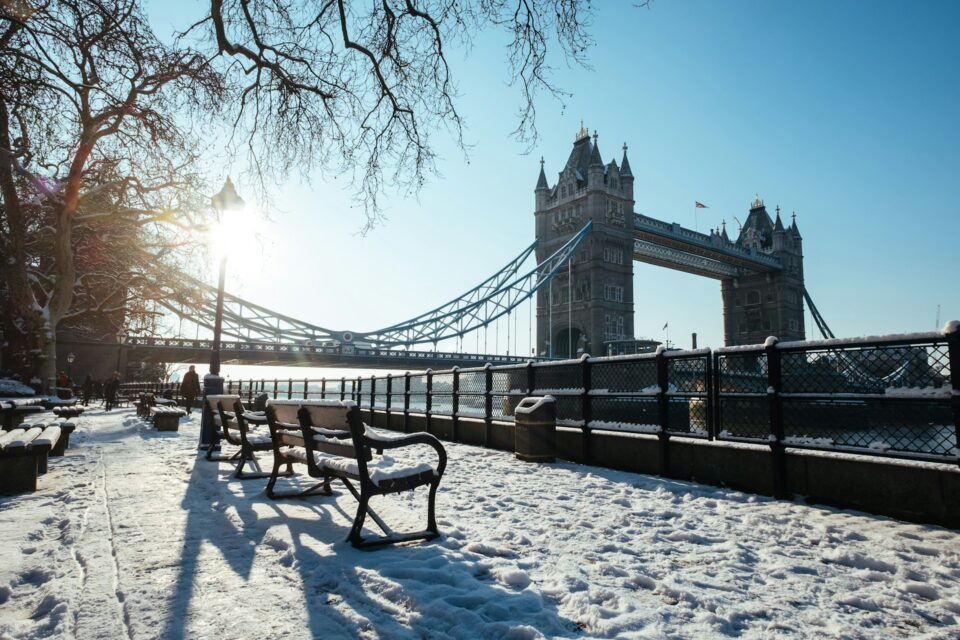 Tower Bridge in winter