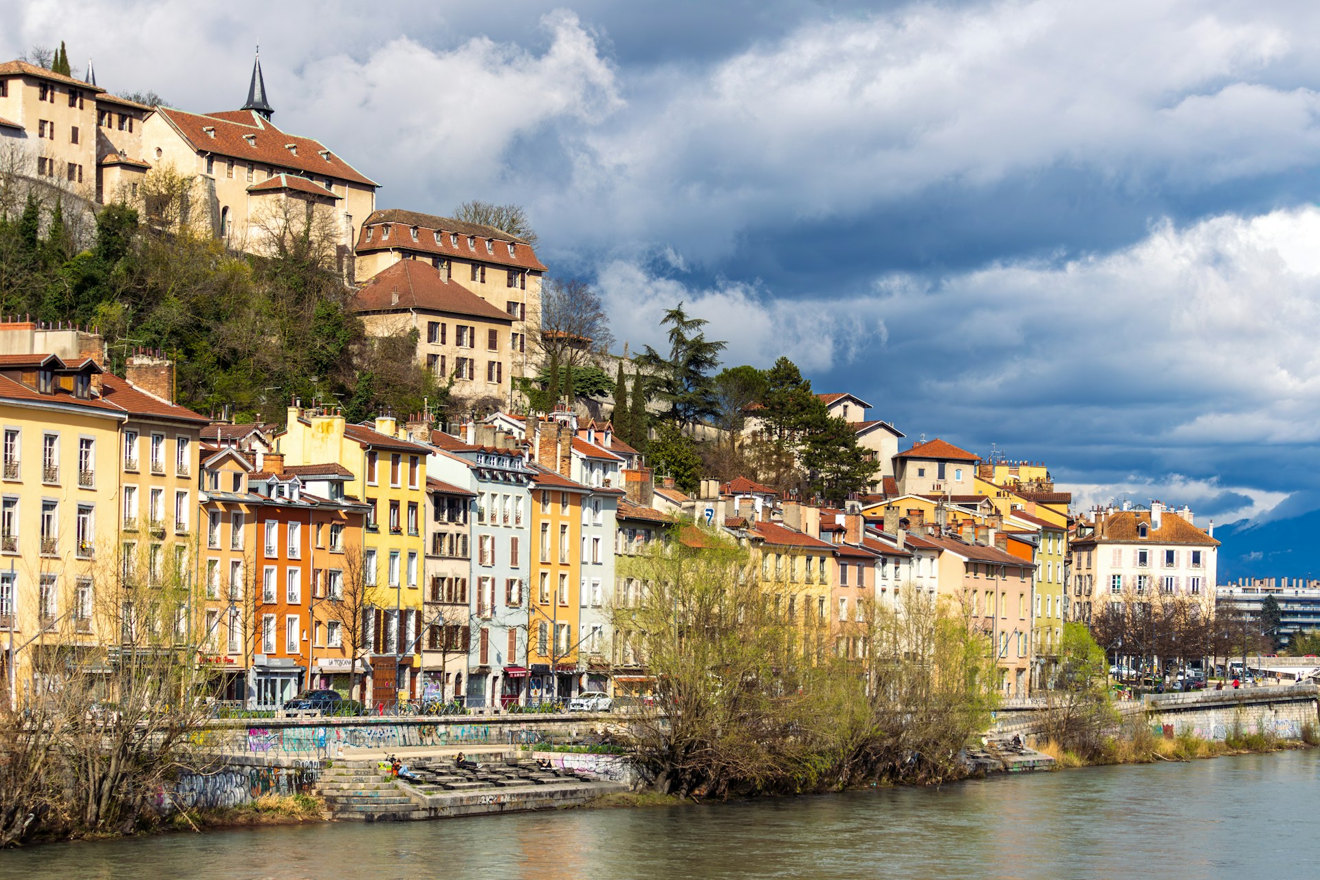 Buildings in Grenoble