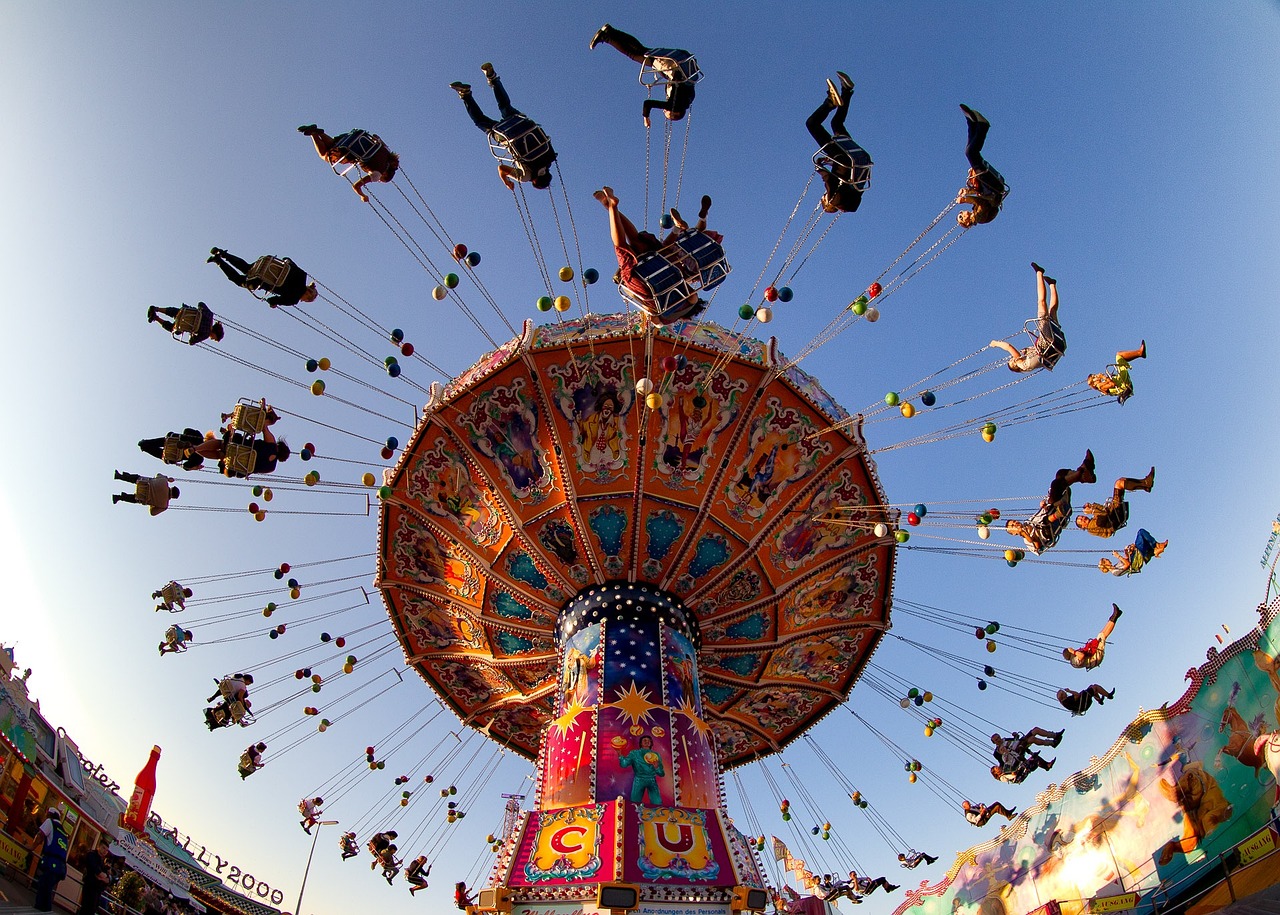 Rides at Oktoberfest