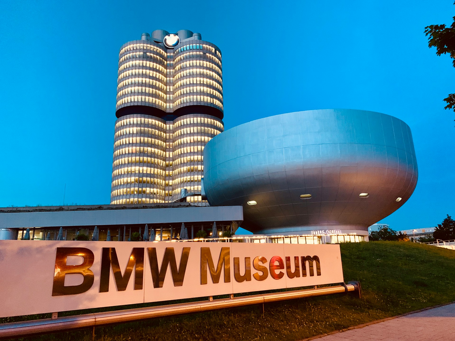 Outside the BMW Museum, Munich