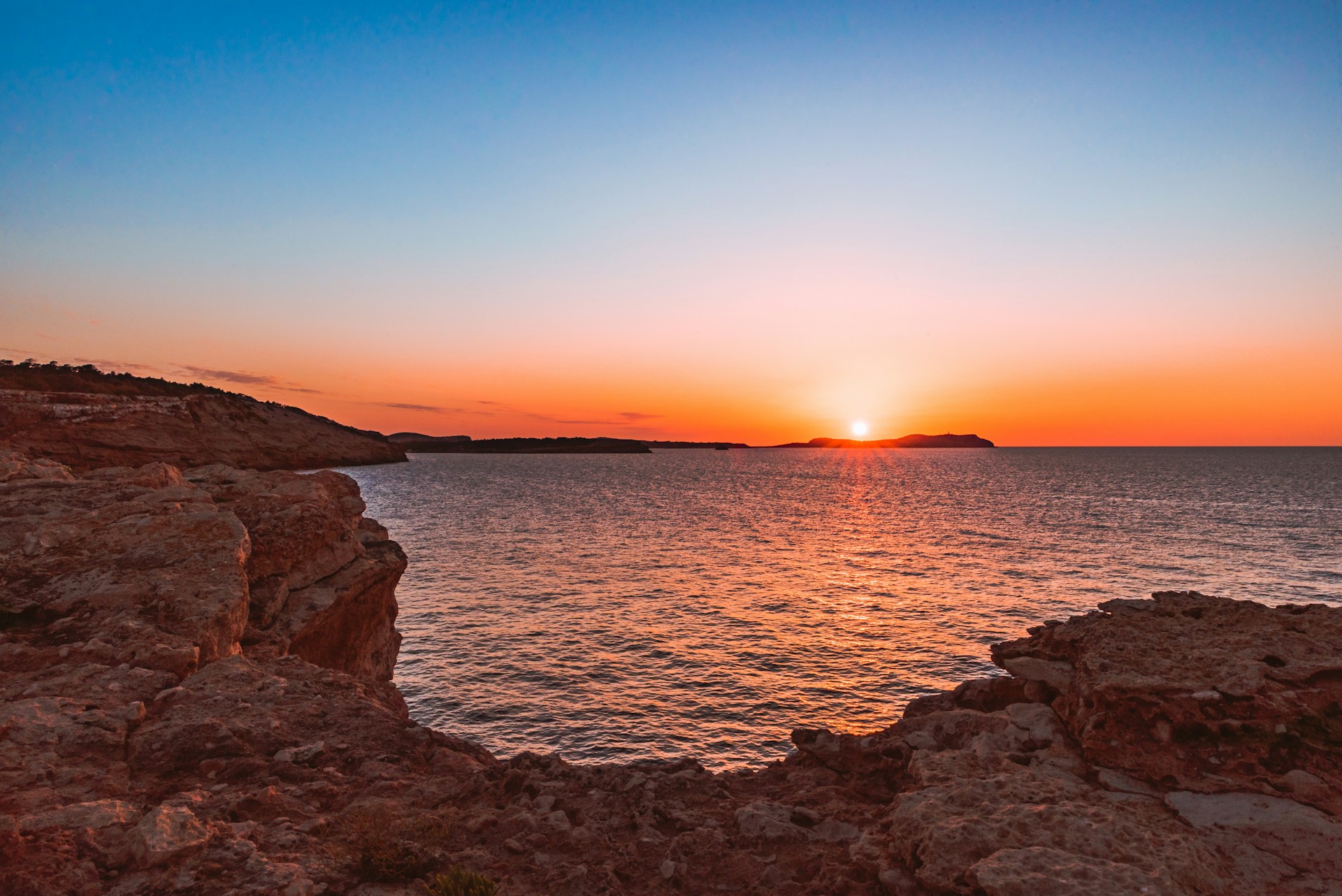 Sunset in Ibiza