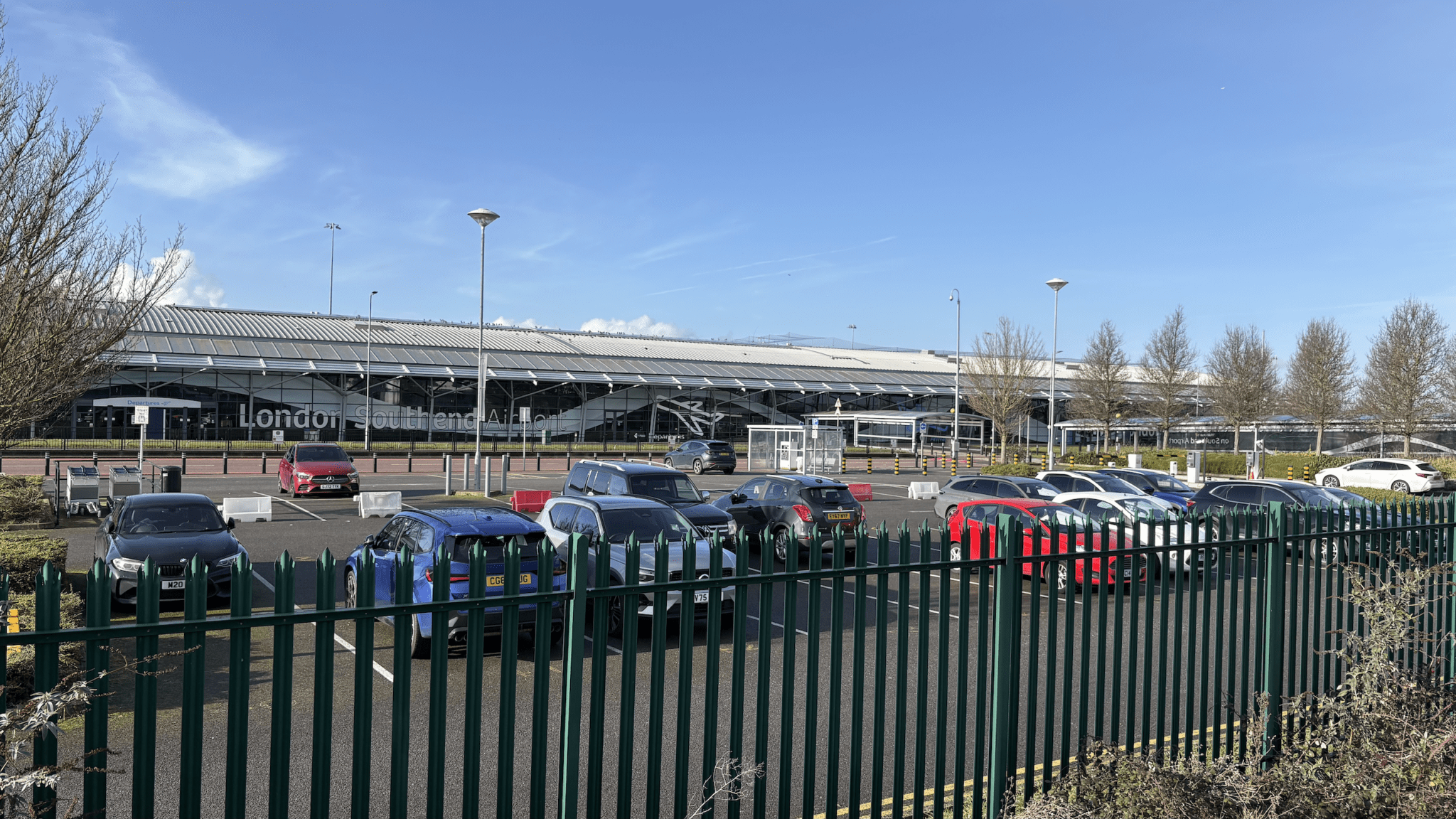 Short Stay car park at London Southend Airport