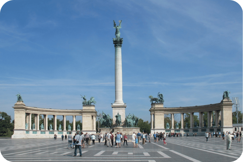 Heroes Square, Budapest, Hungary