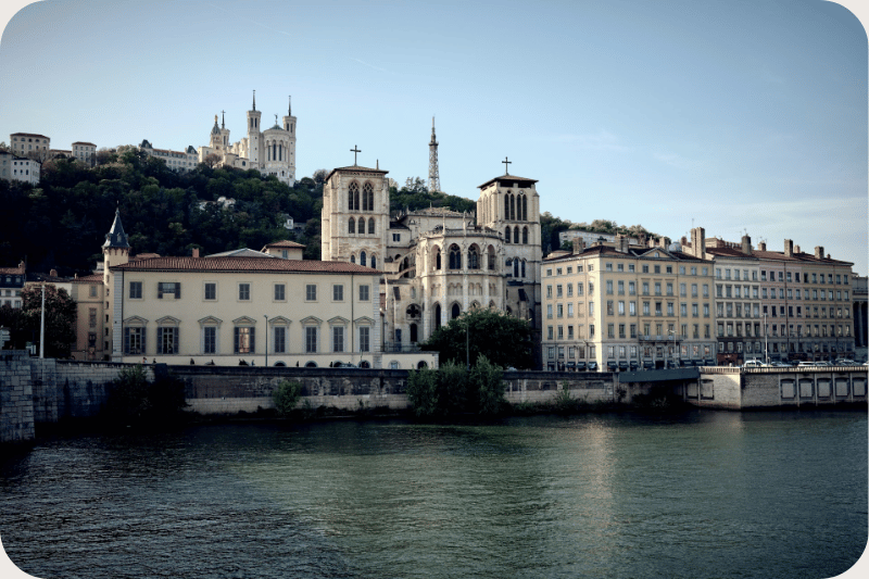 View of the River Rhône, Lyon