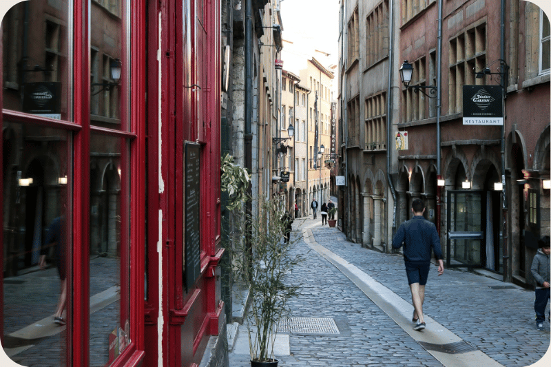 Cobbled Streets in Lyon
